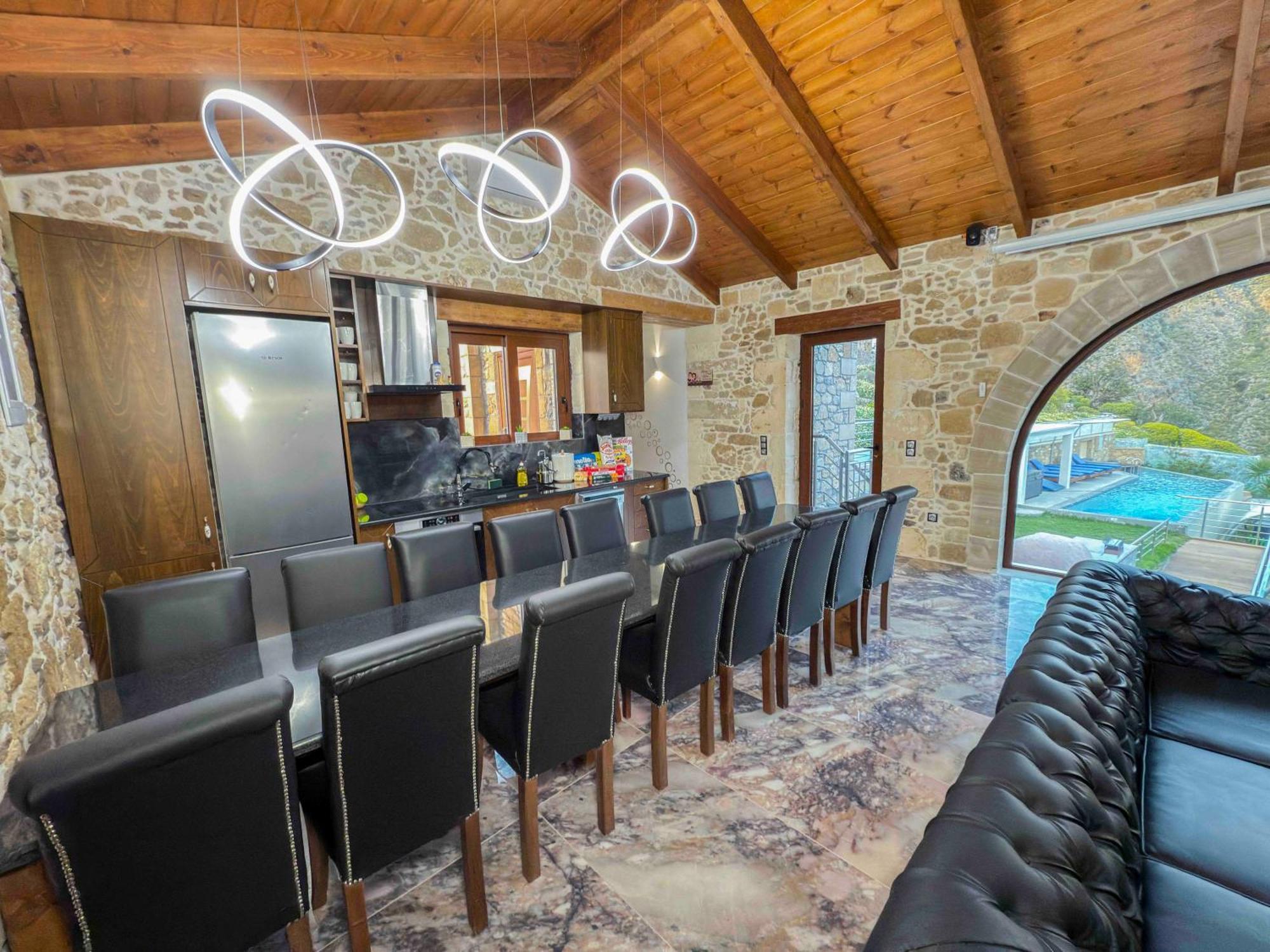 Heated Private Ozone Salt Pool, Jacuzzi, Cinema Inside & Outside, Ping Pong, Billiard, Ps5, Playground, Giant Chess, Giant Monopoly, Table Football, 3X Surround Sound - Villa Rokka Luxe Кісамос Екстер'єр фото